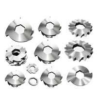 Broyeur à haute résistance à la compression, accessoire de rechange traité thermiquement pour machine de réduction des déchets solides
