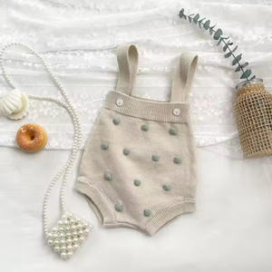 Pakaian Rajut Bayi Baru Lahir Musim Dingin, Kardigan Lengan Panjang untuk Balita Perempuan dan Romper Selempang, Sweater Bayi Lucu - Product Image 5