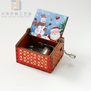 Pezzi di legno incisi personalizzati per scatola musicale Vintage carillon legno per fidanzato fidanzata moglie anniversari regali - Product Image 5