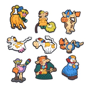 Accesorios de paja de silicona de la serie Cow de 8mm, dijes de cubierta reutilizables a prueba de salpicaduras, tapón de polvo para beber decorativo de 6-8mm - Product Image 3