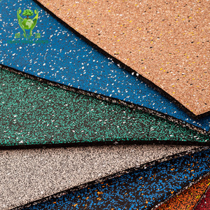 Chất lượng cao trong nhà phòng tập thể dục Mat sàn chống sốc Đệm tập thể dục sân chơi gạch thảm Giá thuận lợi cho bảo vệ sàn - Product Image 4