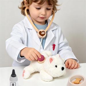 Trousse médicale pour enfants, <span class=keywords><strong>kit</strong></span> de jeu de rôle éducatif pour bébés, <span class=keywords><strong>jouet</strong></span> de simulation de docteur en bois pour l'apprentissage précoce, pour les 4-6 ans - Product Image 2