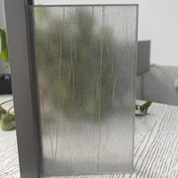 Super White Water Ripple Tempered Decorative Glass Partition Screen Solid Float Glass for Hotel for Living Room Entrance Foyer