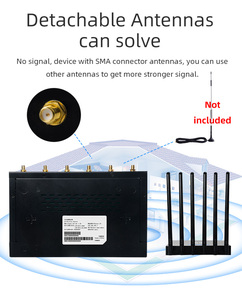 Tuoshi 1200Mbps Tường Lửa Lưới Dài Phạm Vi 2.4G 5.8G <span class=keywords><strong>Dual</strong></span> Band Công Nghiệp Trong Nhà FDD Tdd Không Dây 4G CPE Sim Thẻ Wifi <span class=keywords><strong>Router</strong></span> - Product Image 4