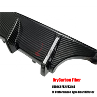 Diffuseur arrière en fibre de carbone style F80 MP pour BMW F80 M3 F82 F83 M4 2015+ - Diffuseur arrière - Modèles de voitures