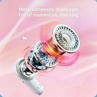 Écouteurs sans fil Ear Space Capsule Mini HIFI avec affichage numérique LED, réduction du bruit, 3 heures d'autonomie, TWS, AAC 5.3