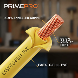 Cable PRIMEPRO BS 6004 6242Y de Dos Hilos y Tierra, Aislamiento de PVC, Retardante de Llama, Cable de Cobre para Proyectos de Construcción en África Occidental - Product Image 4