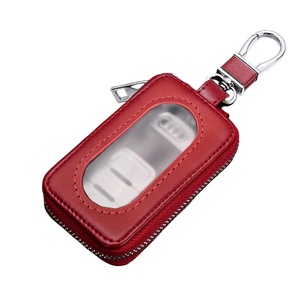 Kustom Logo 3D PU kulit gantungan kunci kasus dompet tas ritsleting portabel penutup untuk semua Aksesori Mobil dengan disesuaikan Logo 3D - Product Image 5