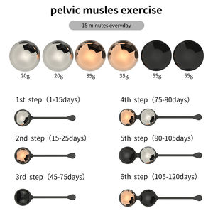 Control remoto inalámbrico Vaginal apretado ejercitador de <span class=keywords><strong>suelo</strong></span> pélvico bolas vaginales femeninas juegos de bolas vibradoras Kegel - Product Image 2