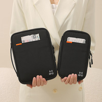 Porte-cartes antivol Taslong, étui à passeport multifonctionnel, organiseur d'affaires portable, porte-documents étanche pour la maison