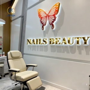 Custom 3d Led Channel Letter Illuminated Wall Business logo Signage <strong>Acrylic</strong> Metal Led Light <strong>Sign</strong> for Indoor Jewelry Store Decor - Product Image 2