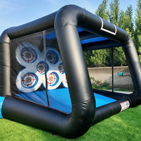Aire de Jeu Interactive Gonflable IPS de Qualité Commerciale avec Jeu de Défi de Frappe Lumineuse et Tableau de Score Numérique pour Location d'Événements