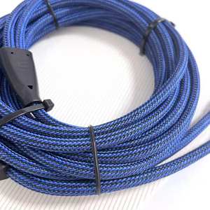 Cable de audio RCA trenzado de nailon, 2 machos a 2 machos, blindado OFC, cable de interconexión de audio estéreo para amplificador de coche - Product Image 3