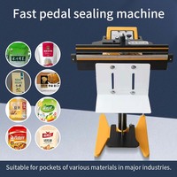 Machine de thermoscellage professionnelle d'usine 800*1, pédale PFS-450, pour film plastique