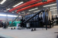 Horno de Carbonización Continua Ecológico para Cáscaras de Cacahuete, Cáscaras de Semillas de Melón, Cáscaras de Nuez, Acero Inoxidable, Capacidad de 7CBM