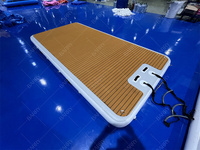 Drop Stitch Bain de soleil Teck Foam Deck Pad Floating Swim Air Raft Yacht Gonflable Water Jet Ski Dock Flotteurs Plate-forme