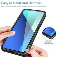 Funda Protectora Antigolpes de Doble Cara para Redmi Note 10 Pro, Diseño Armor, Material PC, Compatible con Xiaomi 15PRO y Redmi NOTE14PRO