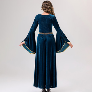 Disfraz de Halloween, Estilo Europeo Medieval Renacentista, Disfraz de Reina del Palacio, Cosplay, Actuación, Princesa, Fiesta, Vestido de <span class=keywords><strong>Drama</strong></span> - Product Image 4