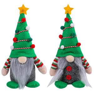 Muñeco sin Rostro para Árbol de Navidad, Gnomo de Navidad en Pie, Adornos de Anciano, Muñeco Decorativo para el Árbol - Product Image 5