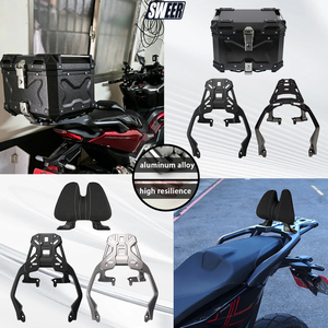 Respaldo para Motocicleta HONDA XADV750 <span class=keywords><strong>FORZA750</strong></span>, Marco de Aleación de Aluminio y Cojín de Cuero PU, Especial para NSS750 2021-2025 - Product Image 5