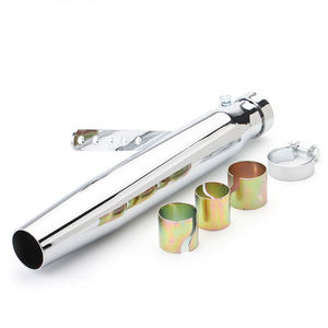 Silencieux d'échappement de <span class=keywords><strong>moto</strong></span> DUPANQ, rétro, vintage, classique, électroplaqué, pour CG125, SR400, <span class=keywords><strong>CB500</strong></span>, VT500, CM300, 500 Cafe - Product Image 4