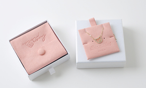 High Quality Custom Printed Logo Microfiber Faux Flap <b>Envelope</b> Portable Square Jewelry <b>Gift</b> Pouch Bag Insert Card/Pad Container - Product Image 6