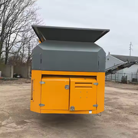 Tamis rotatoire diesel électrique portatif d'équipement résistant de criblage de sable sur commande pour la séparation en pierre