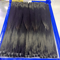 Extensiones de Cabello Humano Virgen Sin Procesar, Rizado, de Origen Indio, Vietnamita y Birmano, con Cutícula Alineada