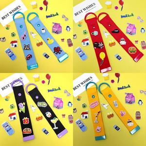 Patch Bordir Mini Kartun 32mm dari Poliester Tenun, Tempel Panas, Tahan Lama, Gantungan Kunci Tempat Koin untuk Dekorasi Topi dan Tas - Product Image 1