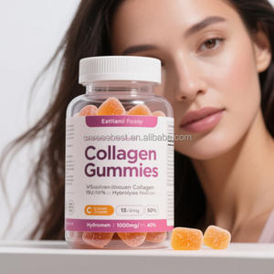 Gommes au collagène OEM/ODM | 60 pièces | Gomme aromatisée à la fraise | Collagène hydrolysé de type 1 et 3 | Sans OGM, sans gluten - Product Image 1