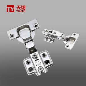 Modern <b>Soft</b> Closing <b>Hinge</b> for Kitchen Bedroom & Apartment Doors-Nickel Plated Durable Adjustable 50,000 Times Open-<b>Close</b> - Product Image 1