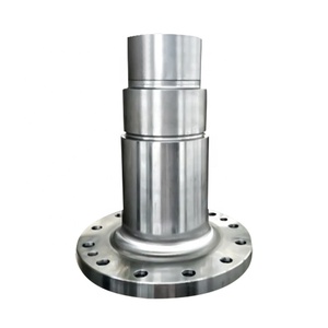 <span class=keywords><strong>42CrMo4</strong></span> Tuabin Gió Truyền Dài Rèn Thép Mặt Bích Lớn Trục Chính - Product Image 4