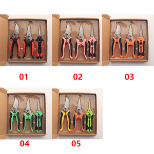 J25 3 cái kéo cắt tỉa làm vườn bộ kéo cầm tay lưỡi thép không gỉ Dụng cụ cắt tỉa cây - Product Image 6