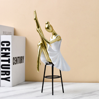 Nordique ins Style Ballet Filles Danse Figures Résine Artisanat Décoration Maison Salon Chambre Table Bureau Art Décoration Cadeaux