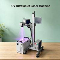 Machine de marquage laser UV personnalisée pour le métal, le silicone et le cuir, offrant un marquage précis et des traces claires.