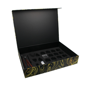 Luxury Book Shaped Rigid <b>Paper</b> Packaging Magnetic Gift Boxes With EVA Foam Insert - Product Image 3