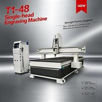 Routeur CNC multifonctionnel 5 axes haute rigidité pour gravure et découpe du bois et du métal avec aspiration automatique et broche simple