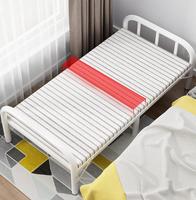 Lit pliant économique et portable, lit de sieste robuste, lit à cadre métallique