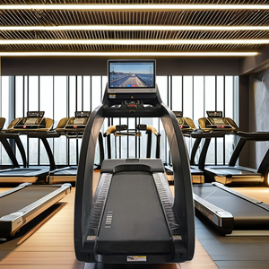 QLK High Quality Speed Adjustable Motorized <strong>Running</strong> Treadmill Electric Cardio Gym Equipment with LED Screen - Product Image 4