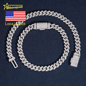 USA Local Stocks Fine Quality 1Row 6mm <b>Cuban</b> Links Bracelet Rapper Jewelry with Iced Moissanite Diamond <b>Cuban</b> <b>Chain</b> Tarrifs Free - Product Image 1