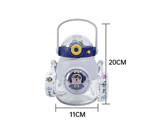 Wholesale Gifts Cute Children 1000ml Large Capacity Kids School Portable Sports Water <b>Bottle</b> With Strap - Product Image 6