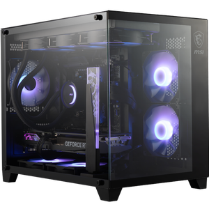 PAG PANO M100L Mini Gaming Case Aluminium Computer Case avec USB Front Port & Fan Cooler pour PC Gaming - Product Image 1