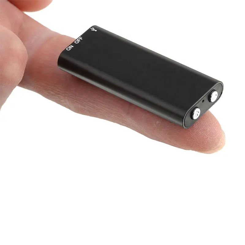 Mini registratore vocale Audio digitale da 8GB dittafono Stereo lettore musicale MP3 USB Flash Disk Drive