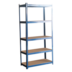 Vente en gros Rayonnage <span class=keywords><strong>de</strong></span> <span class=keywords><strong>garage</strong></span> sans boulon à 5 niveaux 5 niveaux Étagères <span class=keywords><strong>de</strong></span> stockage d'atelier Étagères en métal robuste - Product Image 5