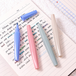 ปากกาเน้นข้อความสีลูกกวาดสำหรับนักเรียนปากกามาร์กเกอร์เขียนแผนสำหรับ<span class=keywords><strong>นัก</strong></span>เรียนพลาสติกความจุสูงพร้อมที่ปิดตา - Product Image 4