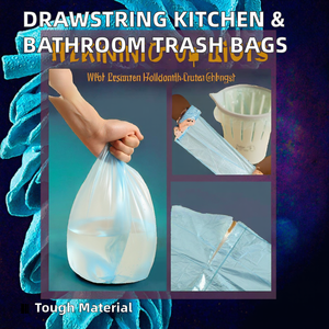 Wholesale HDPE <b>Plastic</b> Biodegradable Side Gusset Bag Large <b>Kitchen</b> Garbage <b>Bin</b> Liners Bathroom Trash Can Supermarket Vest Handle - Product Image 2