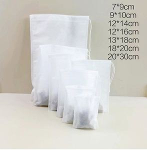 Full Size Non -woven Package <b>Bags</b> With Drawstring for Dried Fruits - Product Image 3