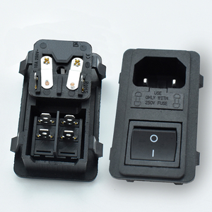 Zócalo AC C14 con interruptor LED, aplicación <span class=keywords><strong>industrial</strong></span> de 10A, 1 A - Product Image 3