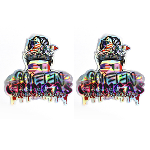 Sacs en Mylar découpés à la forme irrégulière, à fermeture éclair holographique, résistants à l'odeur, imprimés sur mesure, avec hologramme, Cali Packs - Product Image 5