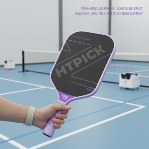 Raquette de pickleball en fibre de carbone brute T700, noyau en nid d'abeille PP 16 mm, approuvée USAPA - Product Image 1